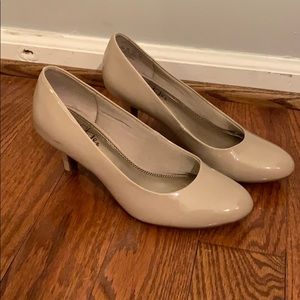 Nude Patent Leather Heels